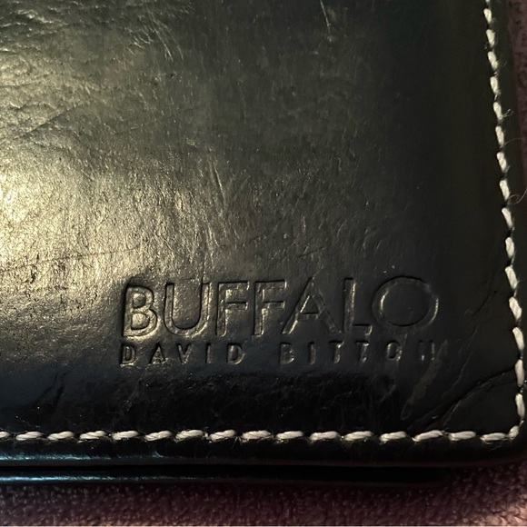 Buffalo David Bitton Black Leather Wallet *See Description* - Picture 2 of 15